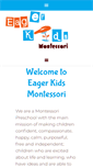 Mobile Screenshot of eagerkidsmontessori.com